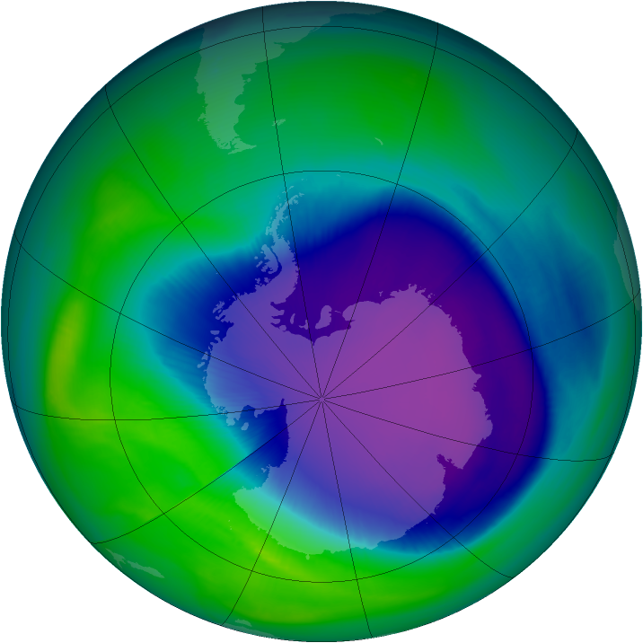 Ozone Map 2006-10-18